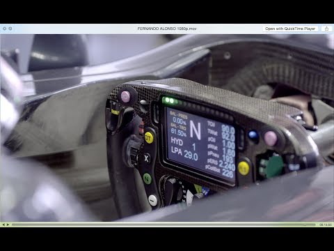 How an F1 Steering Wheel works, with Fernando Alonso