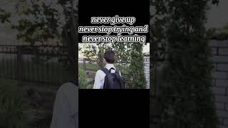 Never give up motivational video