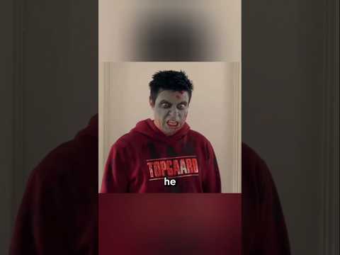 When the whole world was falling apart… he just kept watching! 🧟‍♂️📺😳 #zombie #zombies #zombieshorts