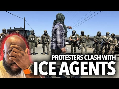 Protesters Throw Rocks Shoot At ICE Agents At Farm In California With Dealing With Illegal Migrants