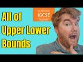 Upper and Lower Bounds in Mathematics