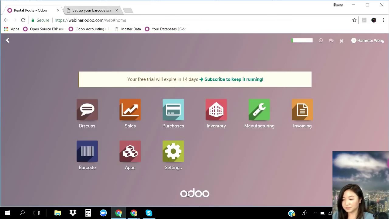 Warehouse- how to manage my inventory in Odoo | 3/28/2018

For more information, please refer to https://www.odoo.com/page/warehouse To schedule a demo, please refer to ...