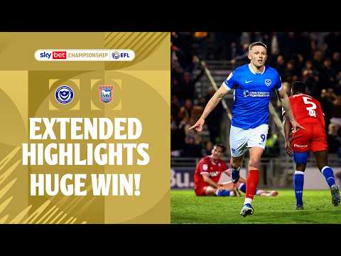 Temps forts du match Portsmouth - Ipswich