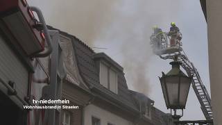 Wohnhausbrand in Straelen