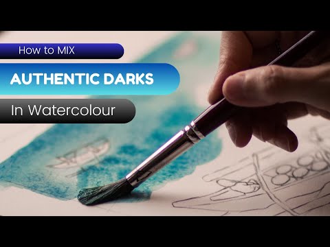 How to MIX Authentic Darks in Watercolour