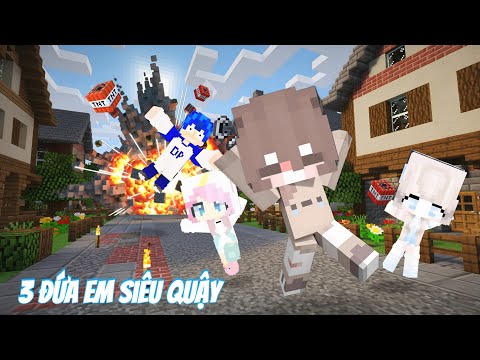 [ Minecraft ] Khi Nhà Có 3 Đứa Em Gái Siêu Quậy || Tập 1 || Cơn Ác Mộng Bắt Đầu 💀#minecraft 