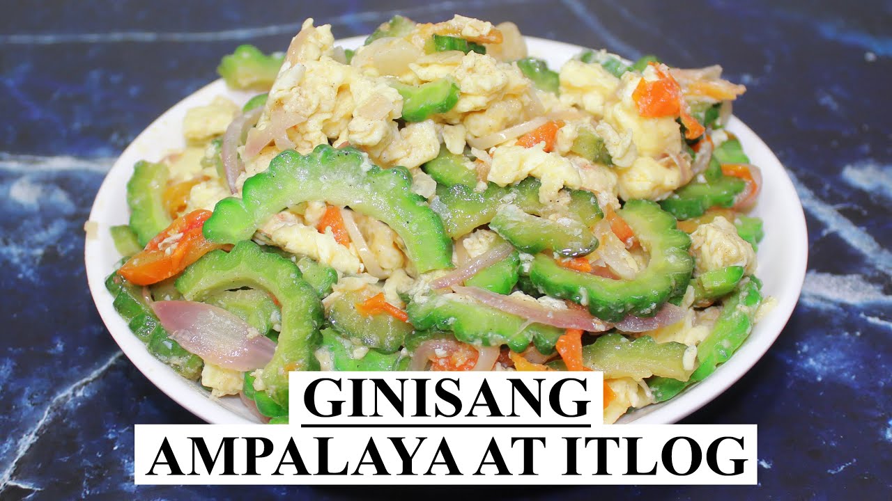 Ginisang Ampalaya with Egg Recipe » Yummy Food Ph