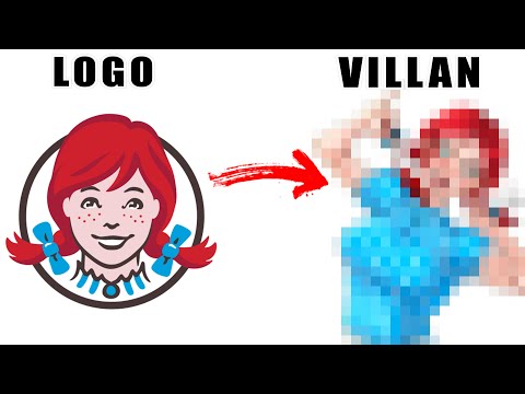 TURNING LOGOS INTO SUPER VILLAINS