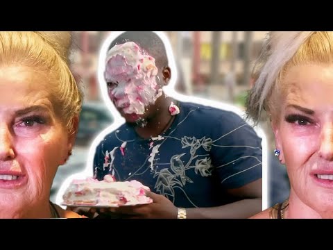 Crazy Lady get Jealous And Throws Cake In Her Husbands Face (For Having Instagram)