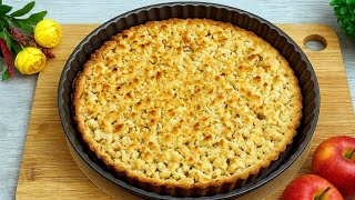 Apfelkuchen mit 3 Äpfeln und 1 Ei, der im Mund zergeht! Einfach und lecker