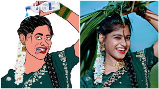 Ranu Bombai Ki Ranu Folk Song 😂 Funny Drawing Meme | Ramu Rathod | Likhitha | Kalyan Keys | Prabha