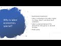 Labor Economics Concepts and Relationships