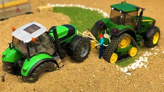 Custom RC Bruder Crawler Tractor | Plowing the Field