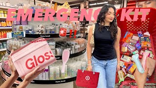 shopping for my back to school emergency kit @target (what's in my emergency kit/ essentials)
