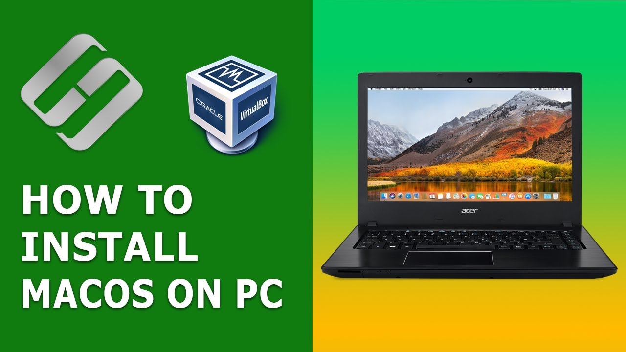 How to Install MacOS High Sierra on a Windows PC with VirtualBox - Hetman Software