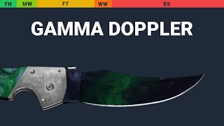 Falchion Knife Gamma Doppler Wear Preview