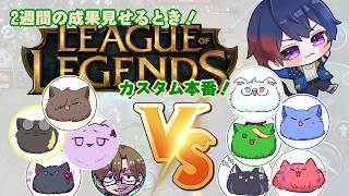 昨日の調子で今日も勝つぞ！！とりあえずたのしむ！！！初心者LoLカスタム本番！【 League of Legends 】