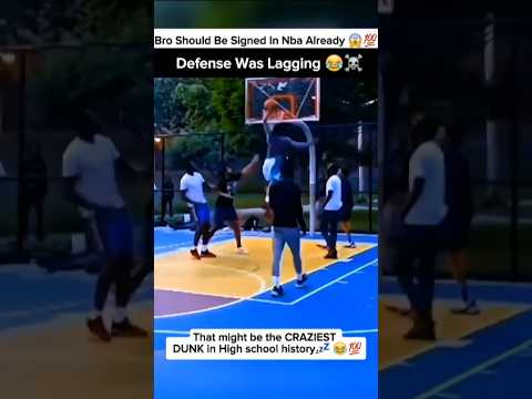 The craziest Dunk in High school history 😳💯  #basketball #dunk