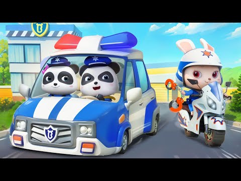 Brave Police Patrol Song | Jobs Song | Nursery Rhymes & Kids Songs | BabyBus - Cars World