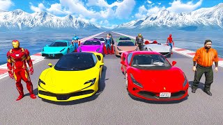 Ferrari Ailesi Arabalar Max Hız Yarışına Katılıyor - GTA 5 MODS