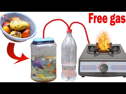 Free GAS From Kitchen Trash