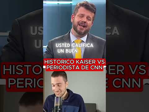 KAISER EDUCO A PERIODISTA DE CNN...