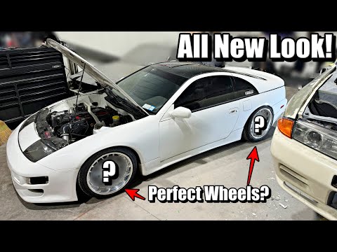 New 3 Piece Wheels for the Turbo 300ZX Look AMAZING!