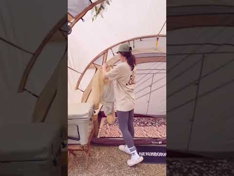 우중캠핑 이렇게 #shorts