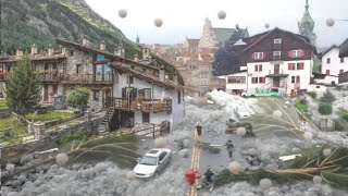 8 minutes ago, Chaos in Italy and Spain! Cagliari and La Seu d'Urgell were swept away by hailstorm.