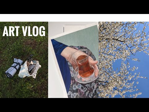 🌸 slow spring days // finding joy again, lots of drawing, books, nature and new arrtx markers