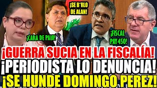 ¡TAFUR LO HUNDE! PERIODISTA REVIENT4 A DOMINGO PÉREZ POR BURL4RSE DE ALAN GARCÍA