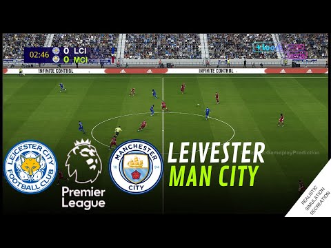 LEICESTER CITY vs MANCHESTER CITY PremierLeague 24/25 - Full Match Simulation and Prediction