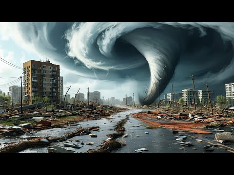 Incredible Moments Caught on Camera - The most terrifying tornadoes in the world