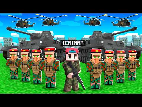 Ich BAUE eine VILLAGER MILITÄR BASE in MINECRAFT!