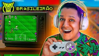 JOGUEI o BRASILEIRÃO 2025 no SUPER NINTENDO? 😍🕹