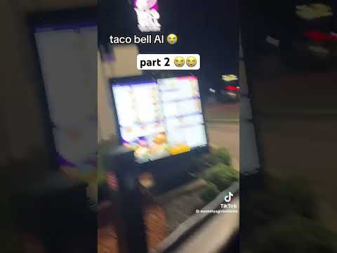 Taco Bell Drive-Thru AI Part 2 | Credit: tiktok haleyduffhehe #shorts #ai #funny
