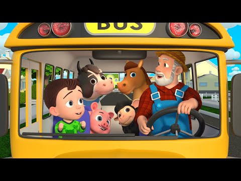 Wheels On The Bus Song Baby Animals + more Baby Songs & Nursery Rhymes