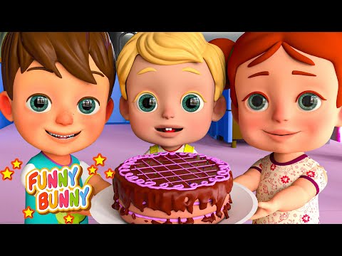 Pat a Cake Song | Nursery Rhymes | Funny Bunny Animation