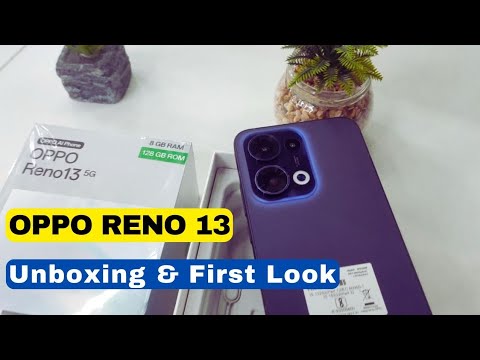 OPPO RENO 13 Unboxing & First Look | 120x Camera Zoom | Front & Rear Camera 50 MP | Under 40K Phone