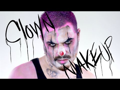 Scary Clown Halloween Makeup Tutorial