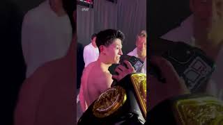 試合直後の武尊 🤝 吉成名高 🤩