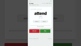 ATTEND en inglés   no significa atender   Falso amigo con Anki #shorts