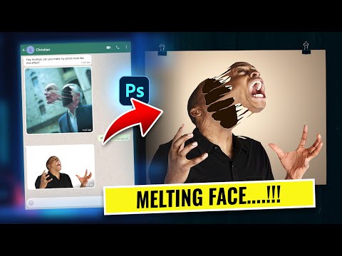 Melting Face for a Client! Learn This Crazy Photoshop Trick