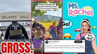 Kids' YouTuber Ms. Rachel PROTESTS ICE Outside of Detention Center! SUPPORTS Illegal Aliens!