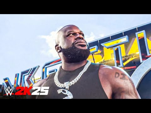 WWE 2K25 DLC: Shaquille O'Neal Official Entrance | Dunk & Destruction Pack
