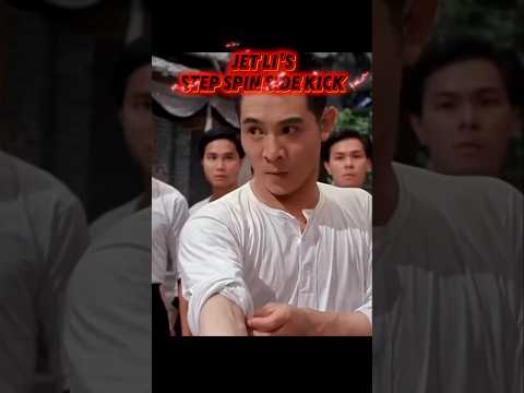 Jet Li's Step Spin Side Kick! #martialarts #taekwondo #Karate #shorts #kungfu #kickboxing