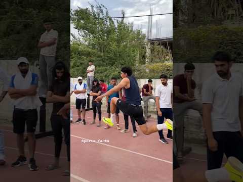 Triple jump man #shortvideo #athlete #jump