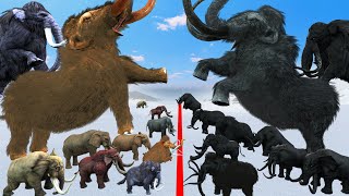 Prehistoric Mammals vs Spidey Mammoth Size Comparison Animal Epic Battle Mammoth vs Spider Mammoth