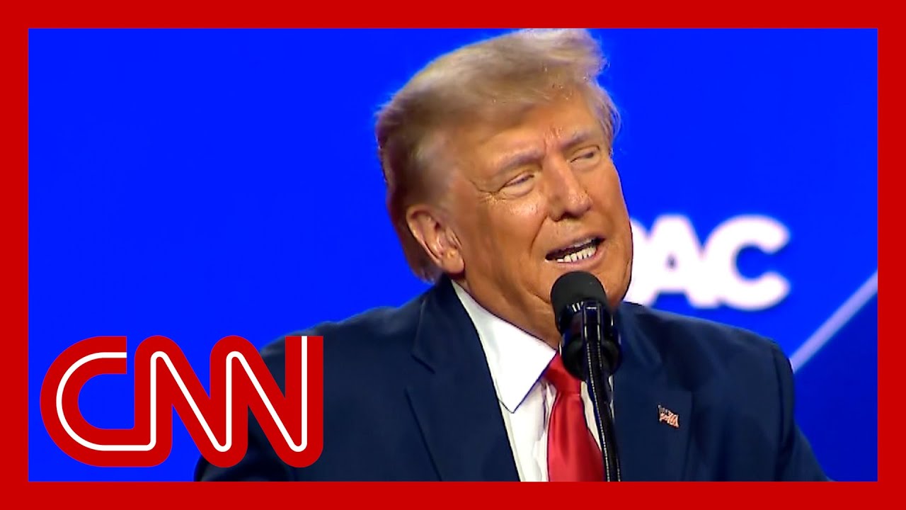 ‘I am your retribution’: Trump makes speech at CPAC