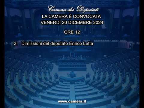 Roma - Camera - 19^ Legislatura - 402^ seduta (20.12.24)